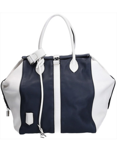 Sac Louis Vuitton cuir bicolore