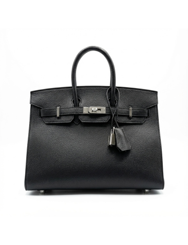 Sac Hermès Birkin 25 sellier noir