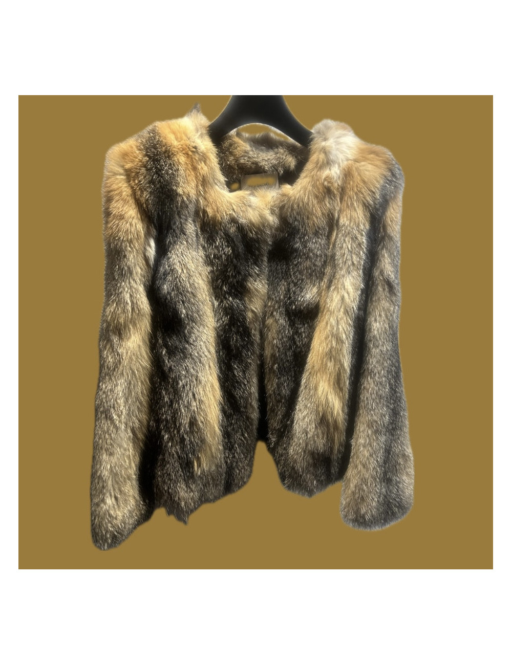 Veste fourrure renard Yves Salomon