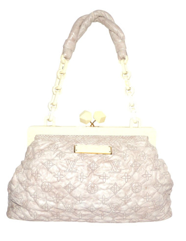 Sac Olympe LOUIS VUITTON Série limitée cuir embossé