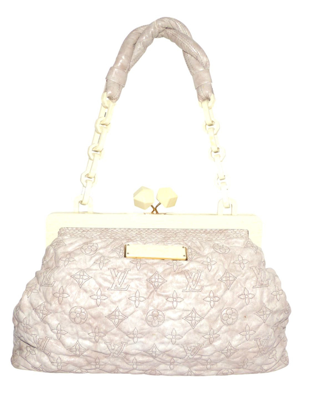 Sac Olympe LOUIS VUITTON Série limitée cuir embossé