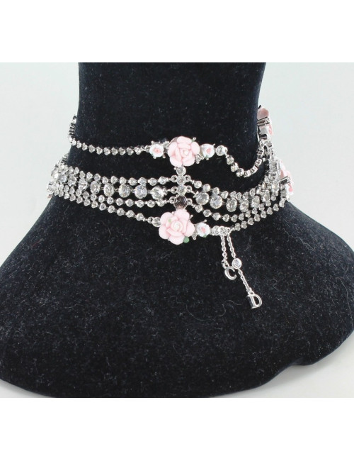 collier CHRISTIAN DIOR strass