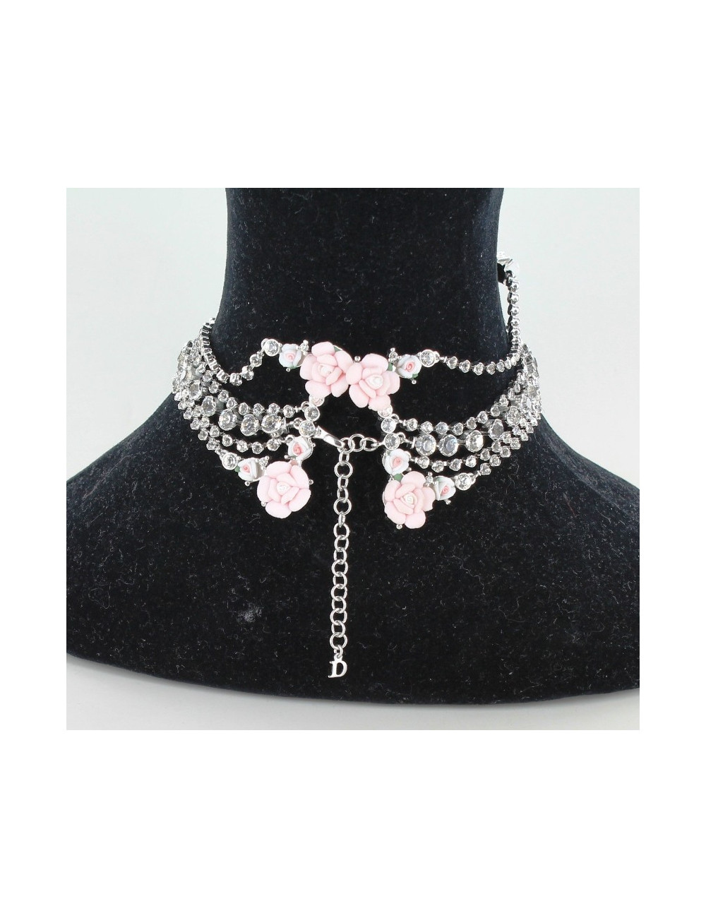 collier CHRISTIAN DIOR strass
