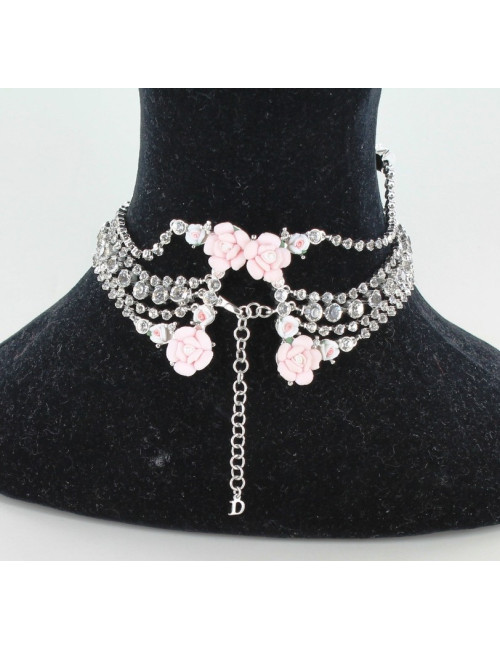 collier CHRISTIAN DIOR strass