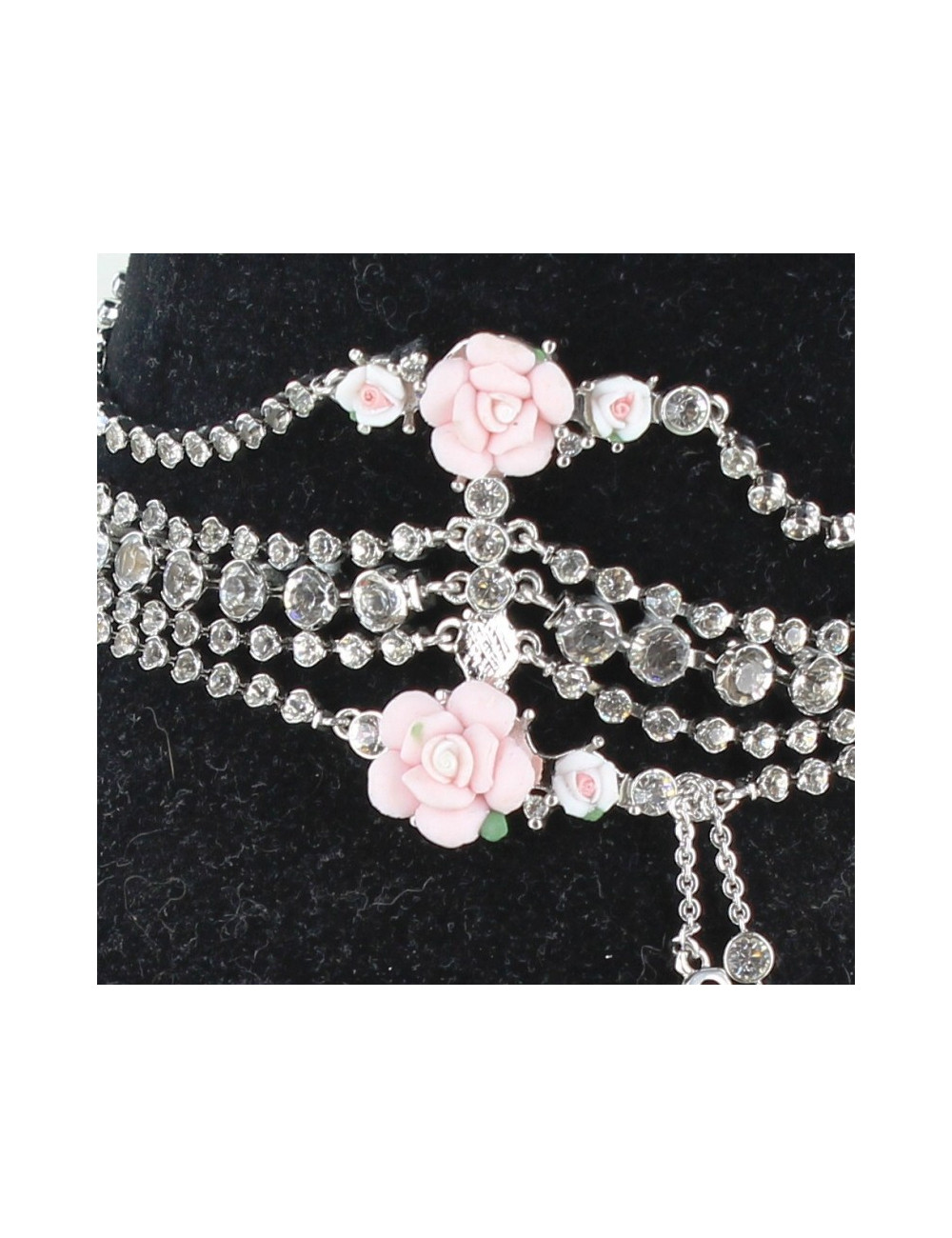 collier CHRISTIAN DIOR strass