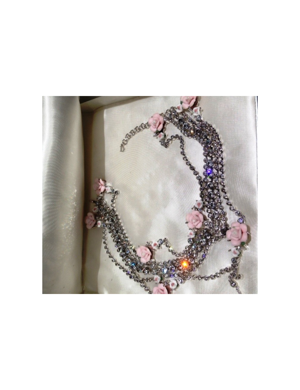 collier CHRISTIAN DIOR strass