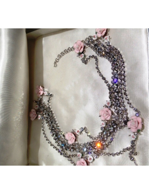 collier CHRISTIAN DIOR strass