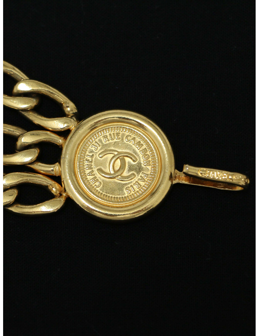 Ceinture CHANEL triple rangs Automne 1993