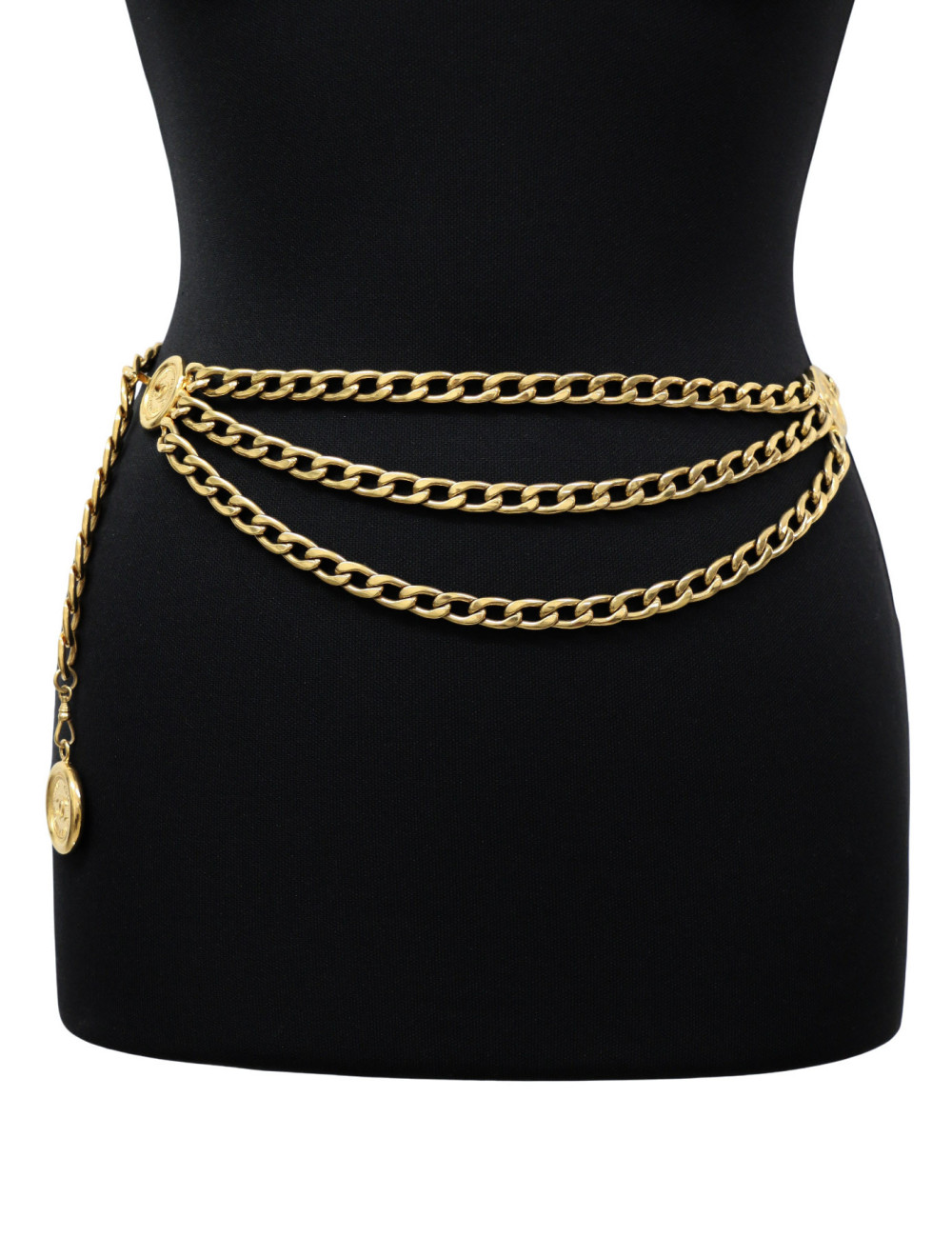 Ceinture CHANEL triple rangs Automne 1993