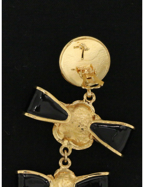Boucles d'oreille pendantes Chanel Couture Victoire de Castellane