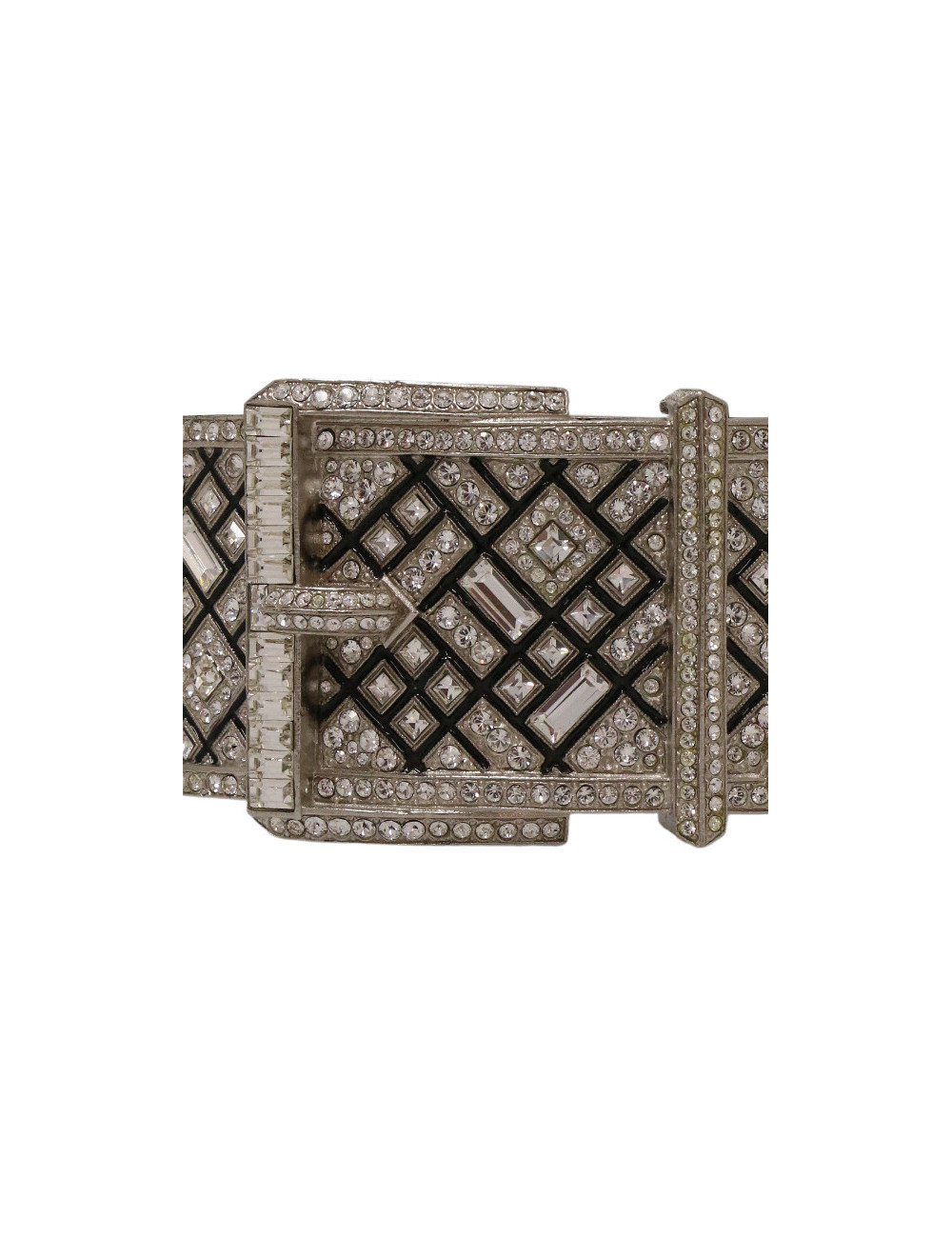 Collier ras de cou Chanel boucle sertie