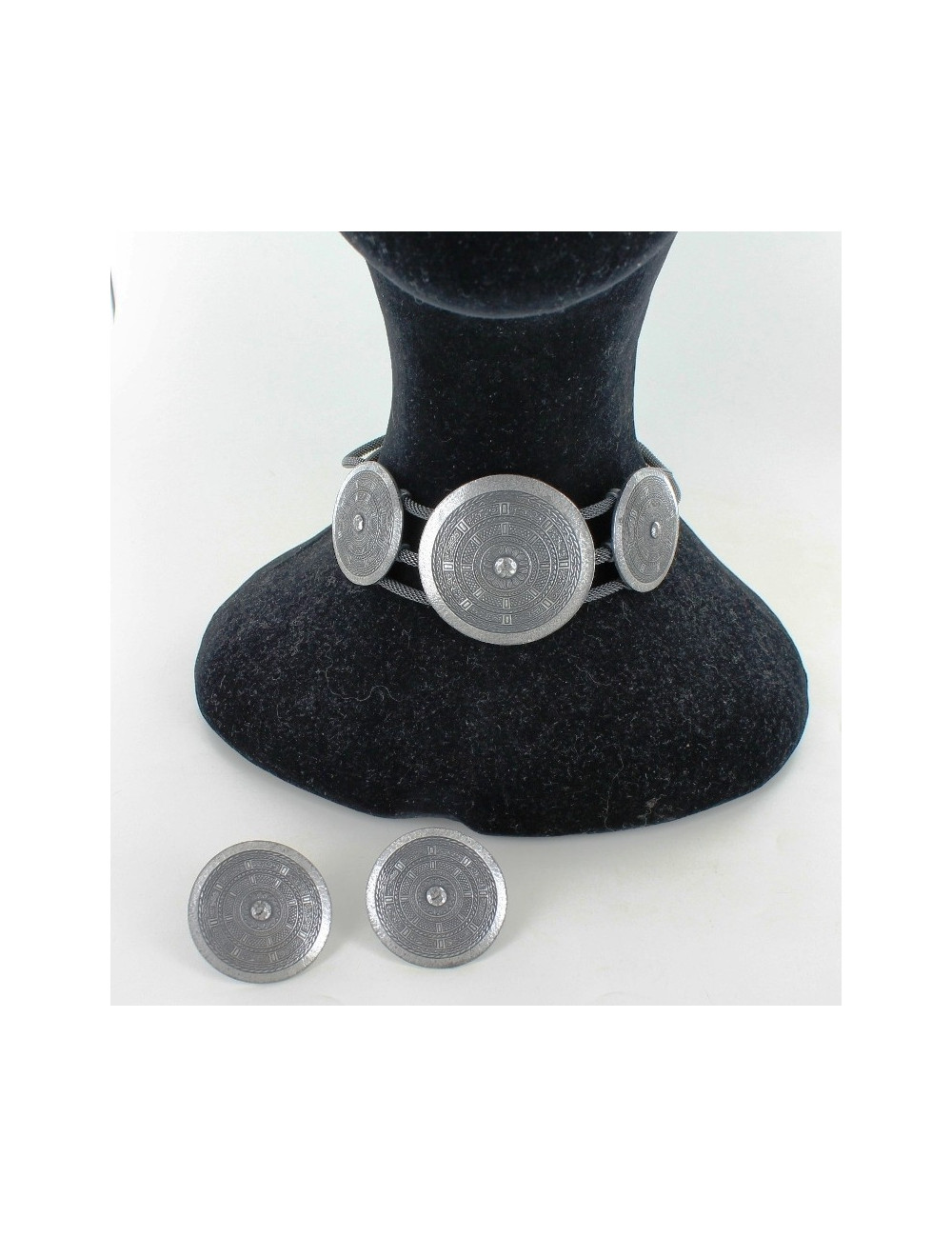 parure CHRISTIAN DIOR " boulciers " clips d'oreille