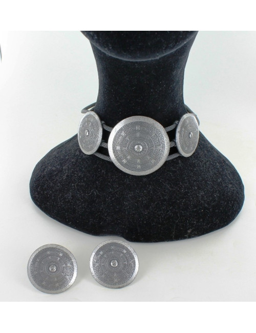 parure CHRISTIAN DIOR collier et CLIPS