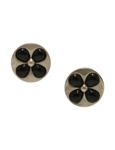 Boucles d'oreille Chanel camélia