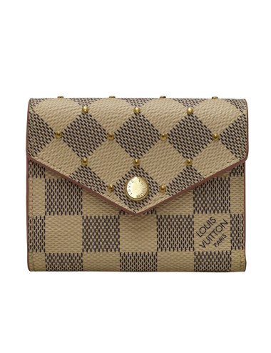 Portefeuille Louis Vuitton Zoé Azur clous