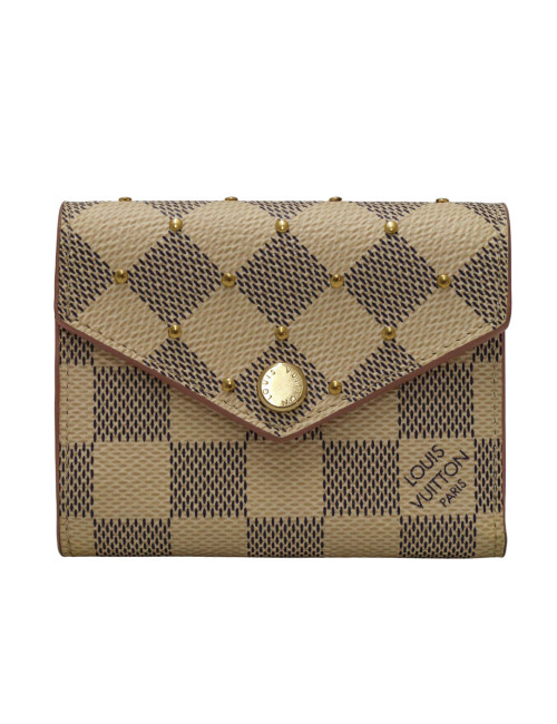 Portefeuille Louis Vuitton Zoé Azur clous