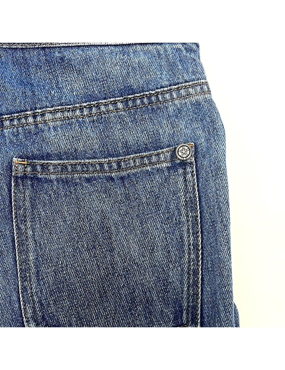 Pantalon Paris Dallas Chanel T 40 denim bleu