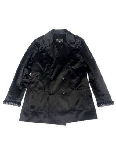 Caban CHANEL T50 coton et soie 2021
