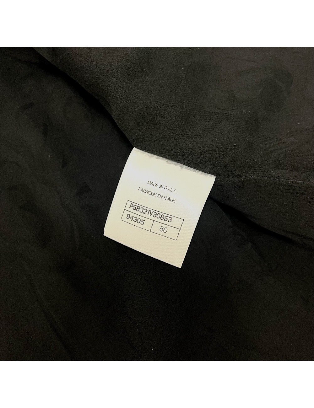 Caban CHANEL T50 coton et soie 2021