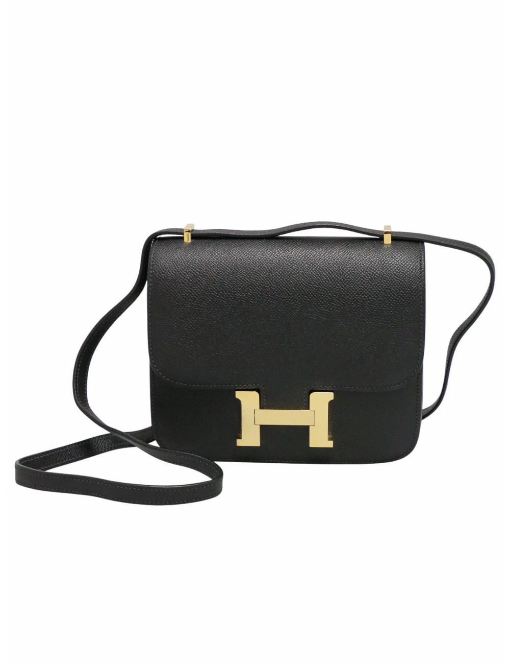 Sac Hermès Mini Constance Epsom noir