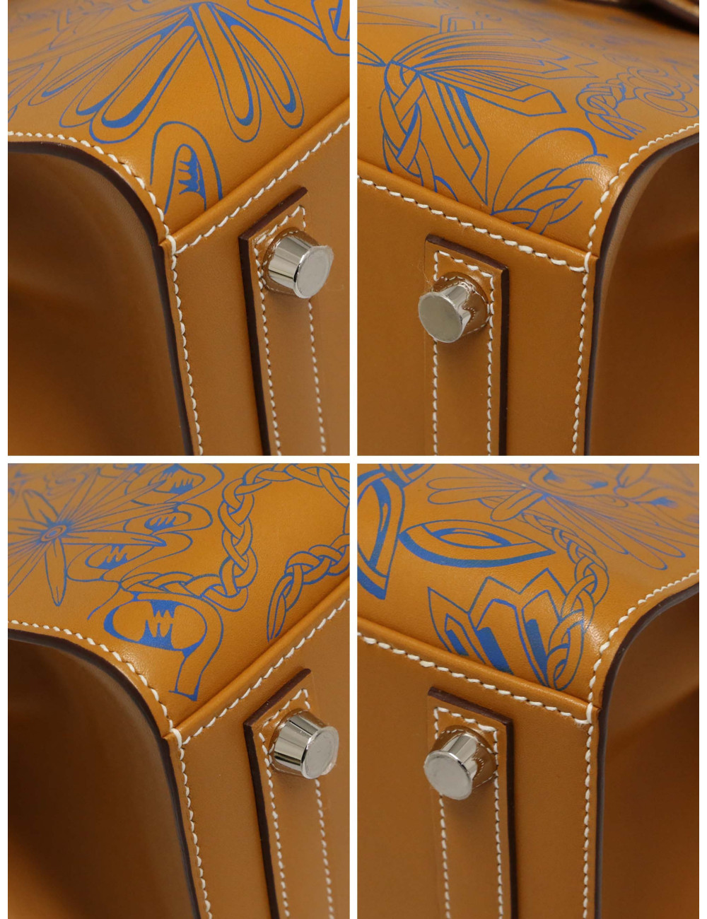 Sac Birkin "Maillons en chaîne" 25 sellier naturel