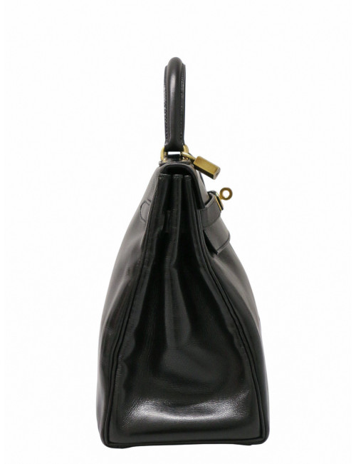 Hermès Kelly 32 box noir Vintage bandoulière