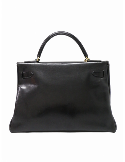Hermès Kelly 32 box noir Vintage bandoulière