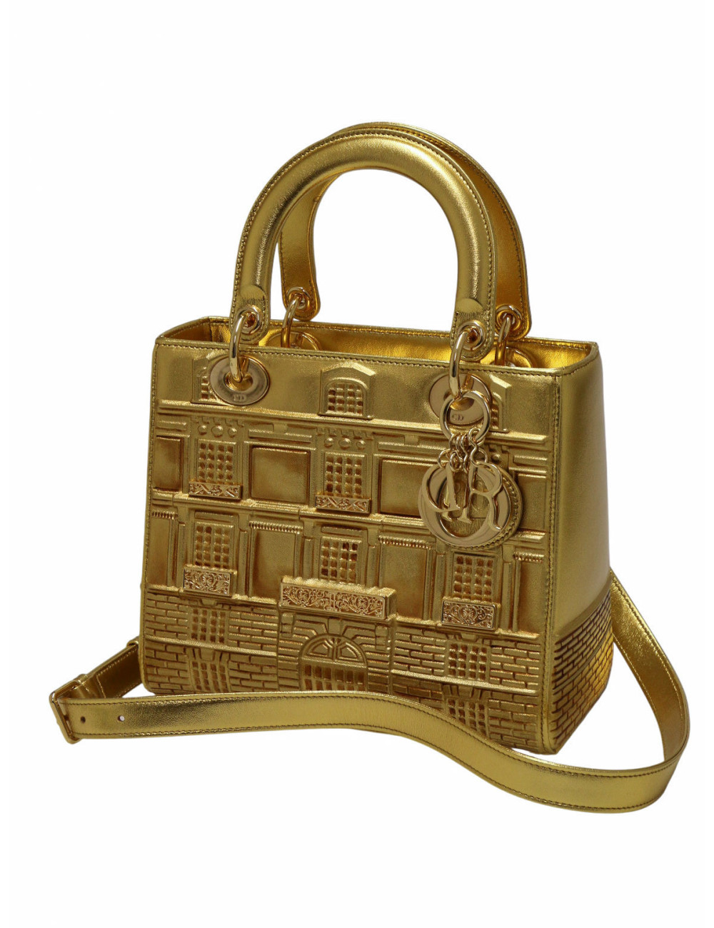 Lady Dior Art Penny Slinger doré