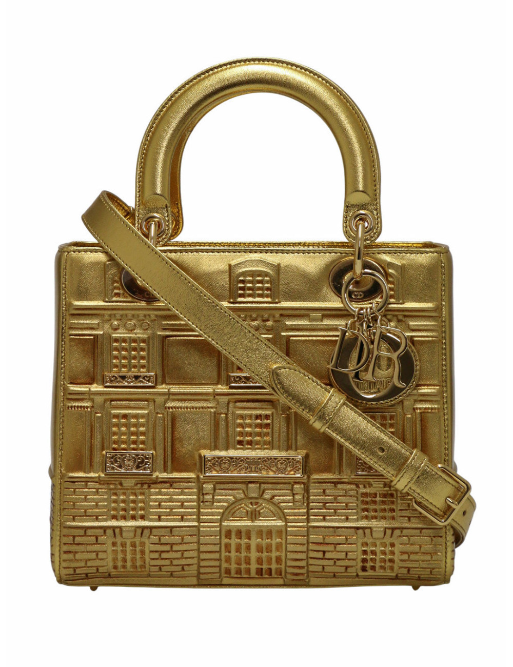 Lady Dior Art Penny Slinger doré