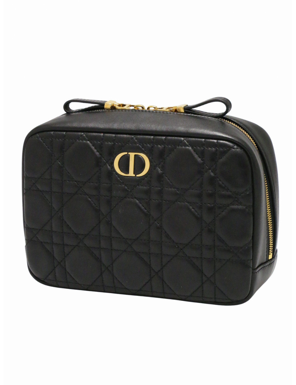 Trousse de toilette DIOR cuir d'agneau noir