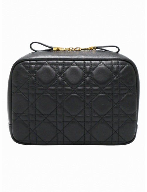 Trousse de toilette DIOR cuir d'agneau noir