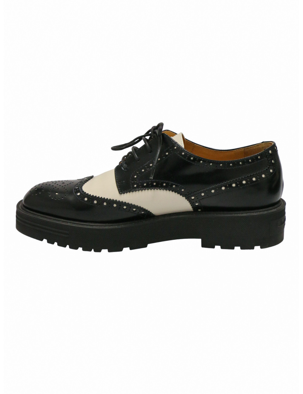 Mocassins Derby Dior Teddy-D T 38,5 bicolores