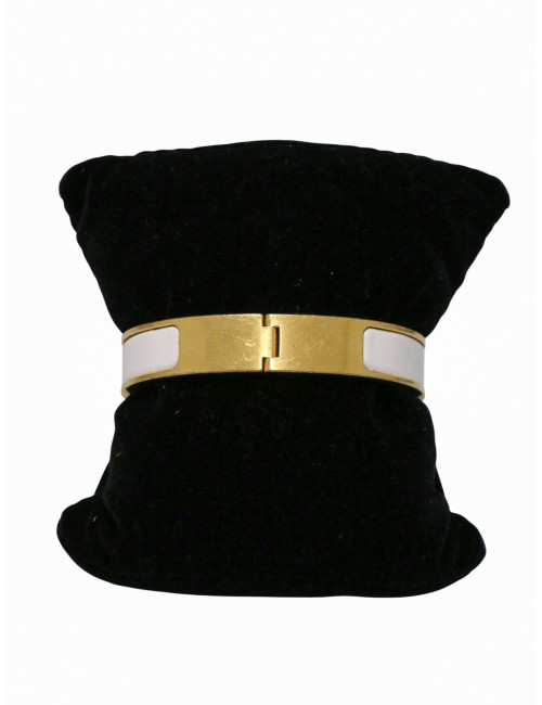 Bracelet Hermès clic H blanc