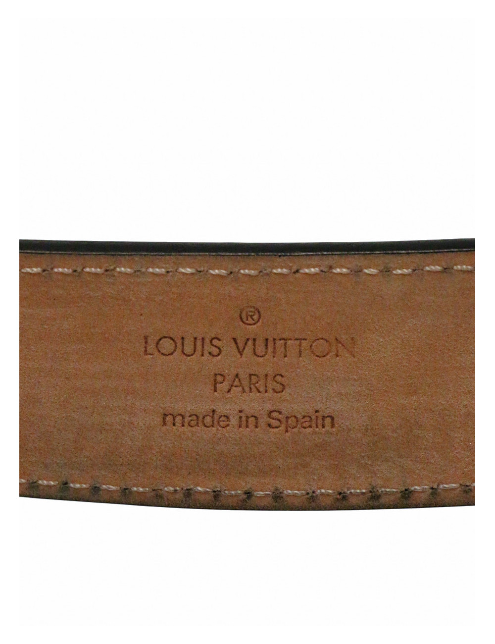 Ceinture LOUIS VUITTON T90cuir épi noir