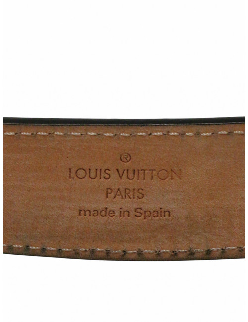 Ceinture LOUIS VUITTON T90cuir épi noir