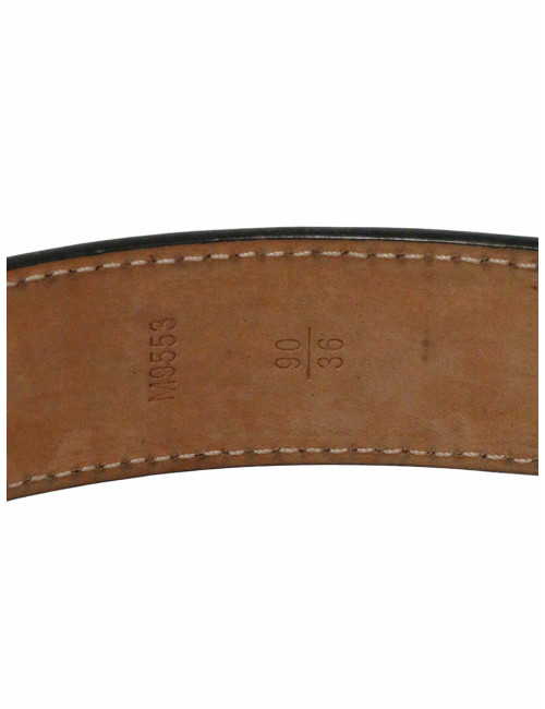 Ceinture LOUIS VUITTON T90cuir épi noir