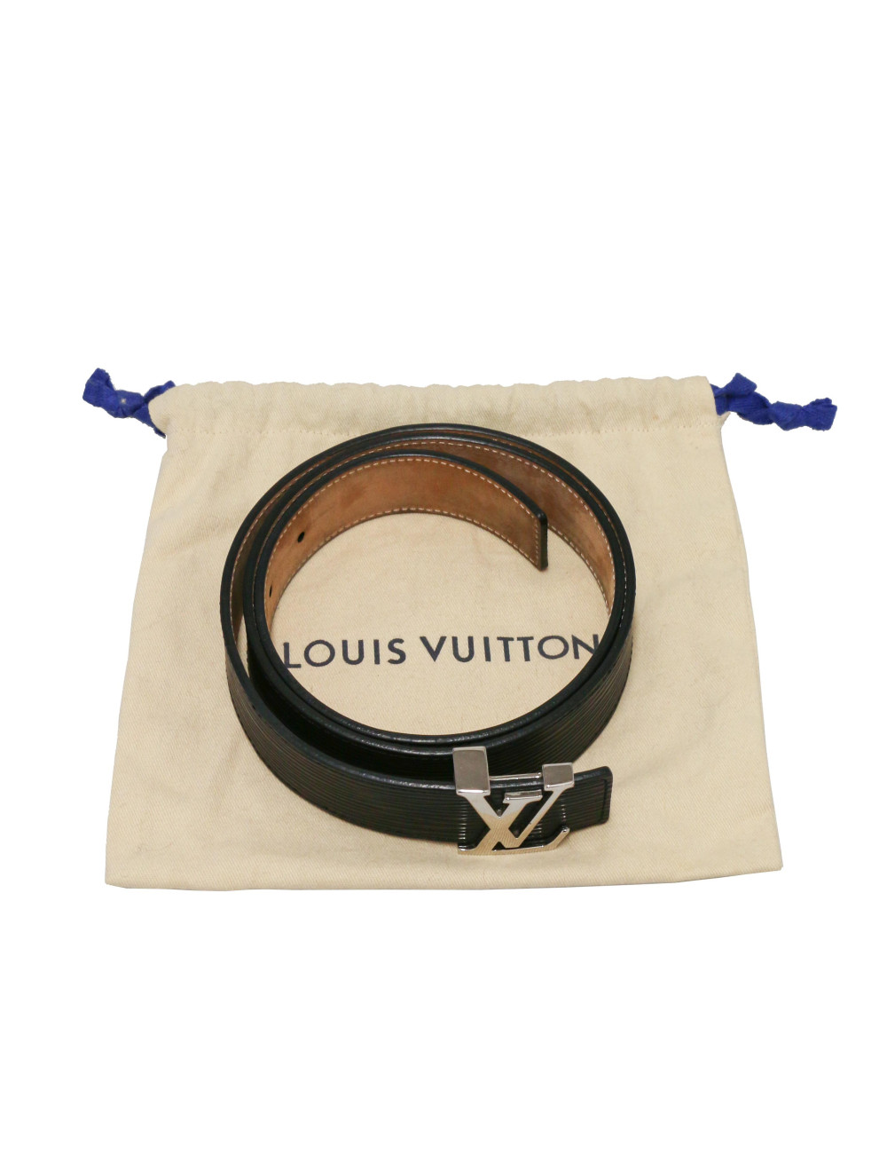 Ceinture LOUIS VUITTON T90cuir épi noir