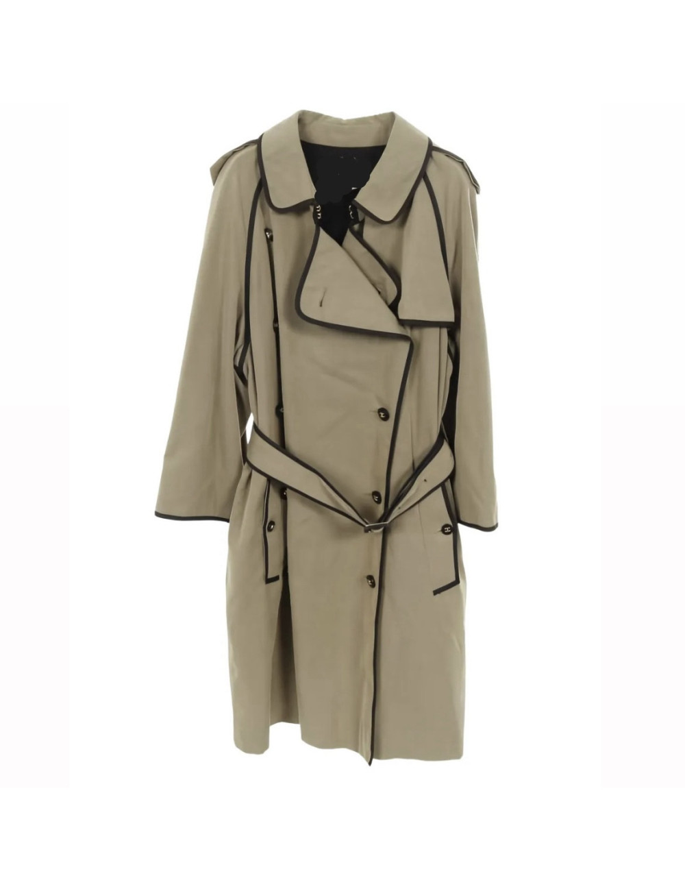 Trench Chanel kaki 1996-1998 T40