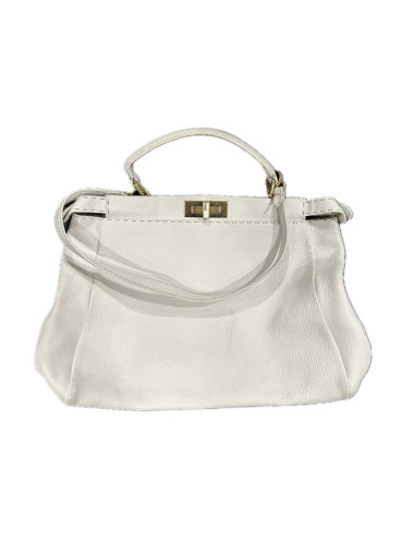 Grand sac Fendi Peekaboo blanc 2