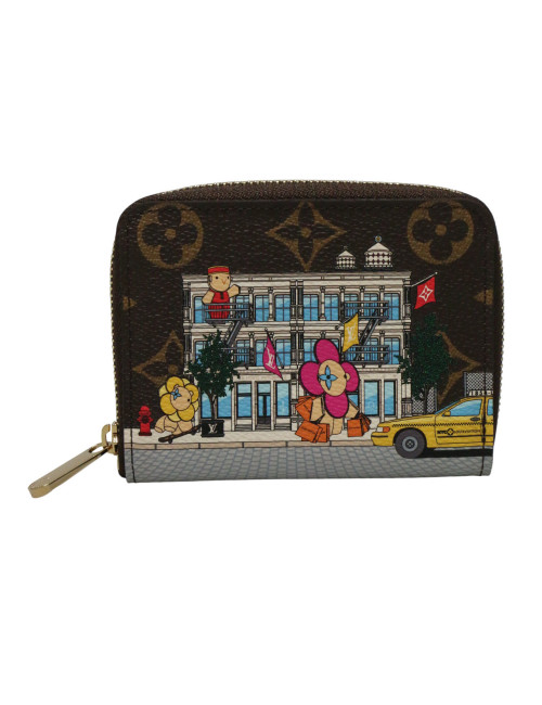 Porte monnaie Louis Vuitton Vivienne zippée Murakami