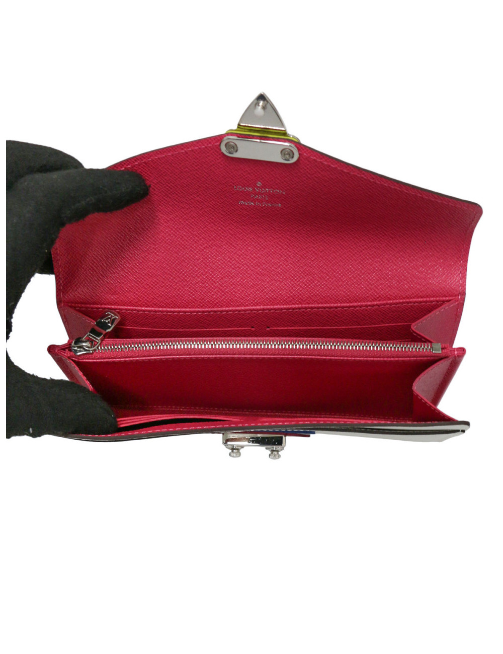 Louis Vuitton Compagnon Masque Tribale Sarah  Cuir Epi pivoine