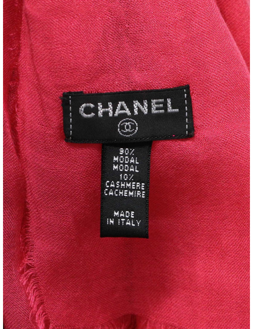 Foulard Chanel fuchsia