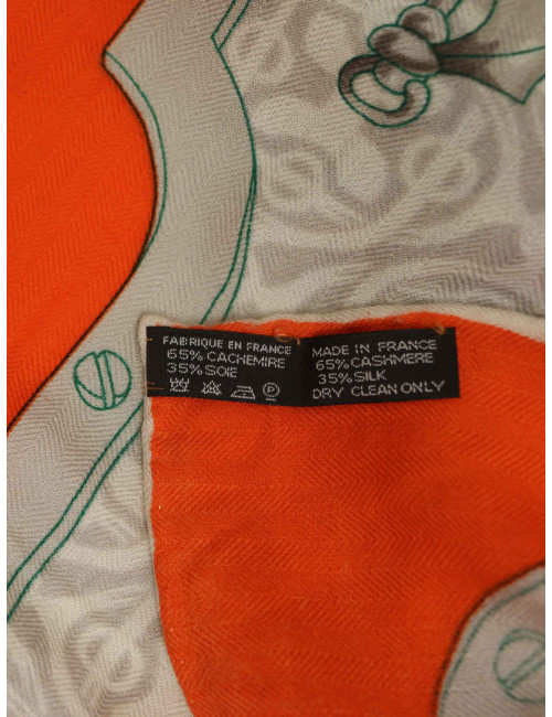 Châle Hermès Concours d'Etriers