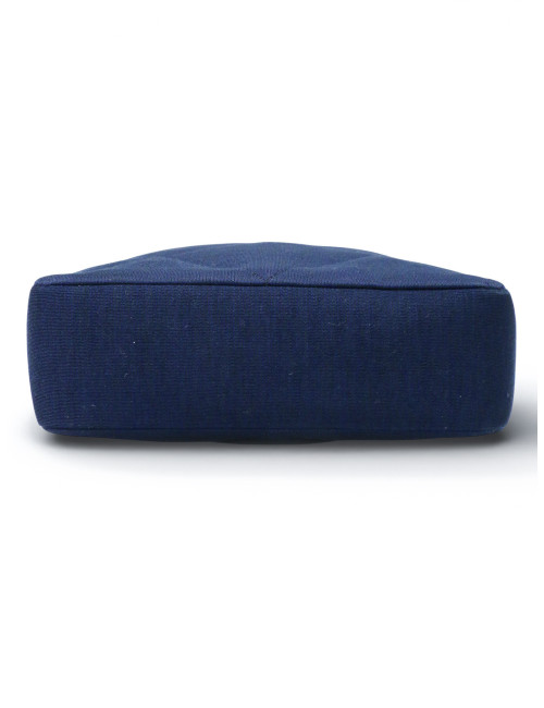 Sac Chanel jersey bleu Vintage