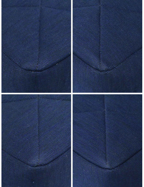 Sac Chanel jersey bleu Vintage