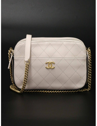 Caméra Chanel cuir d'agneau bicolore 2