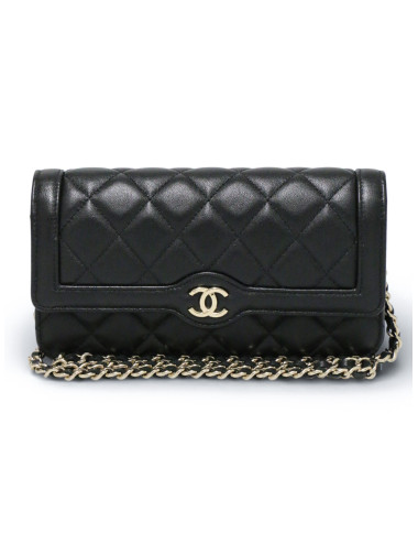Mini sac Chanel cuir d'agneau matelassé