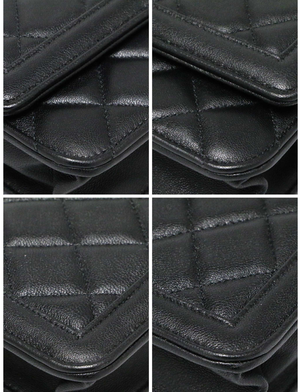 Mini sac Chanel cuir d'agneau matelassé