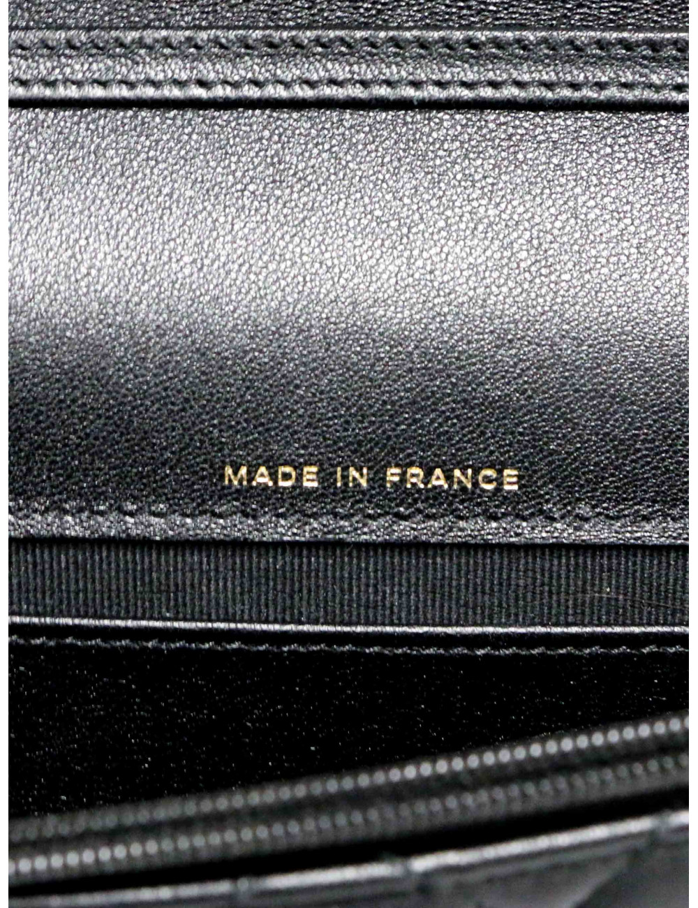 Mini sac Chanel cuir d'agneau matelassé