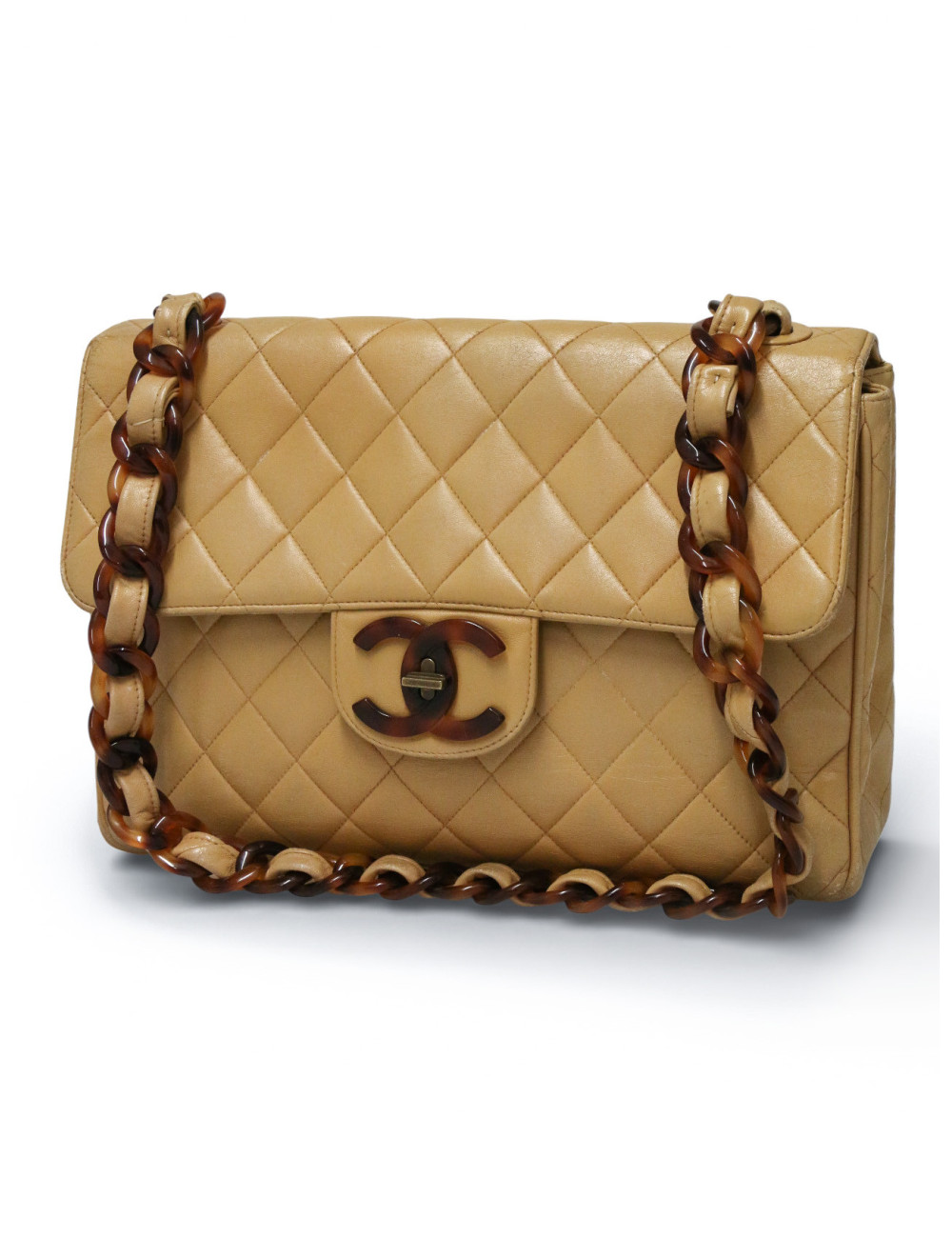 Vintage sac Chanel beige